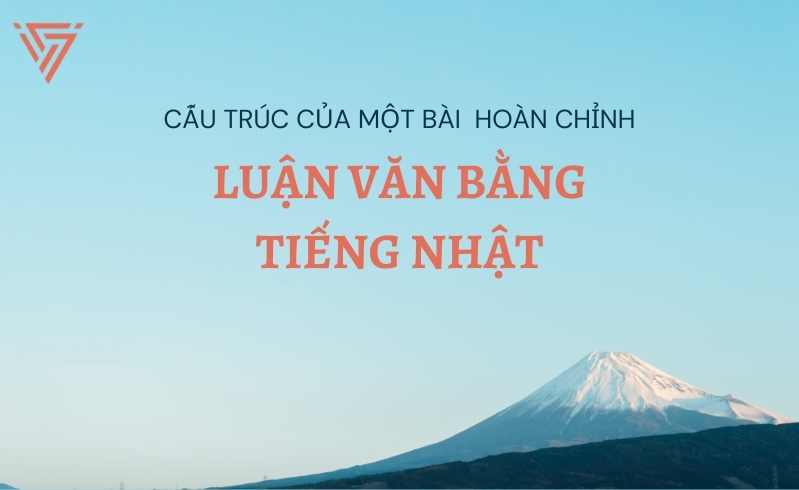 Cách viết luận văn tiếng nhật