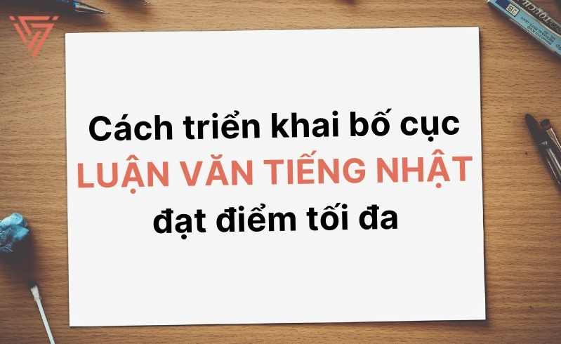 Cách viết luận văn tiếng nhật