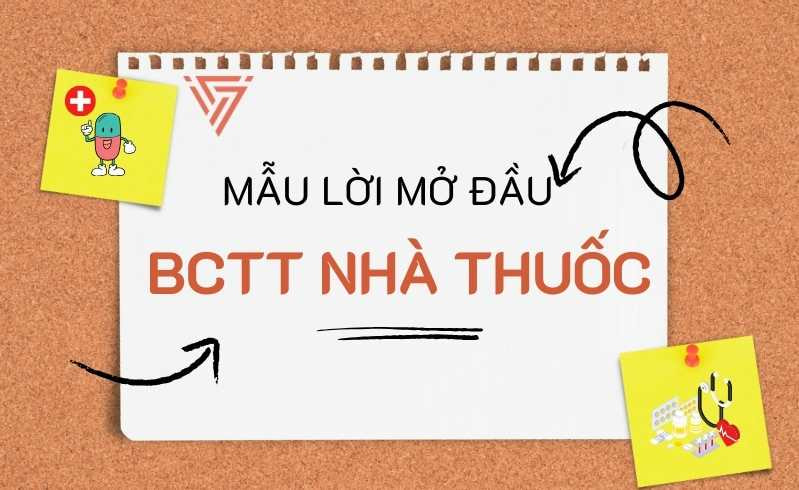 Lời mở đầu báo cáo thực tập nhà thuốc