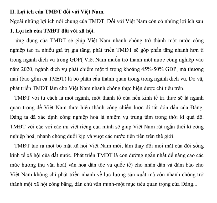 Luận văn tốt nghiệp thương mại điện tử