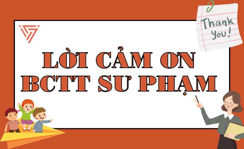 Lời cảm ơn báo cáo thực tập sư phạm