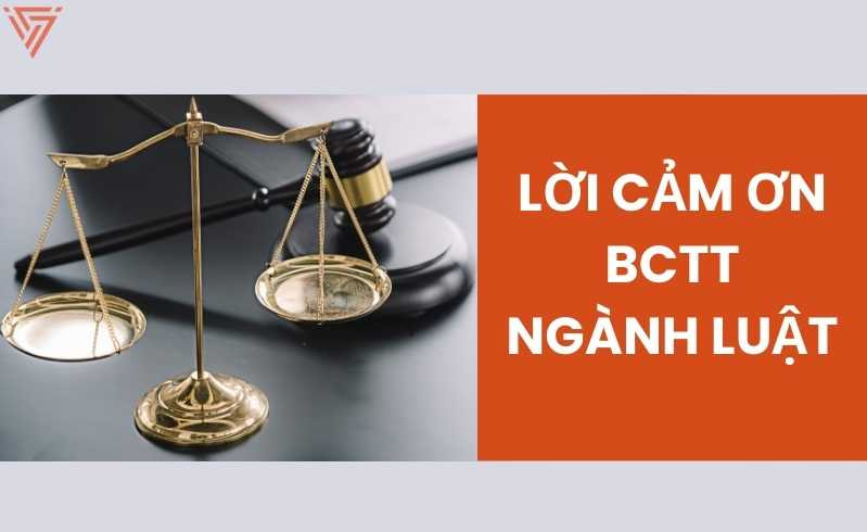 Lời cảm ơn báo cáo thực tập ngành luật