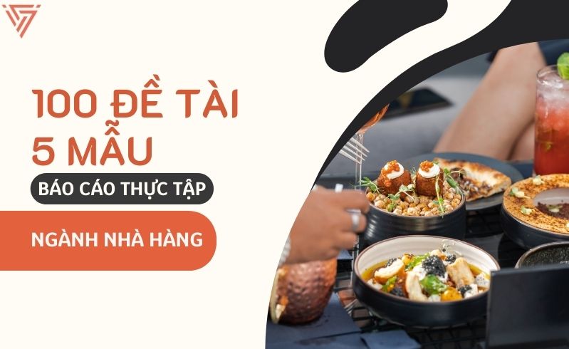 mẫu báo cáo thực tập ngành nhà hàng