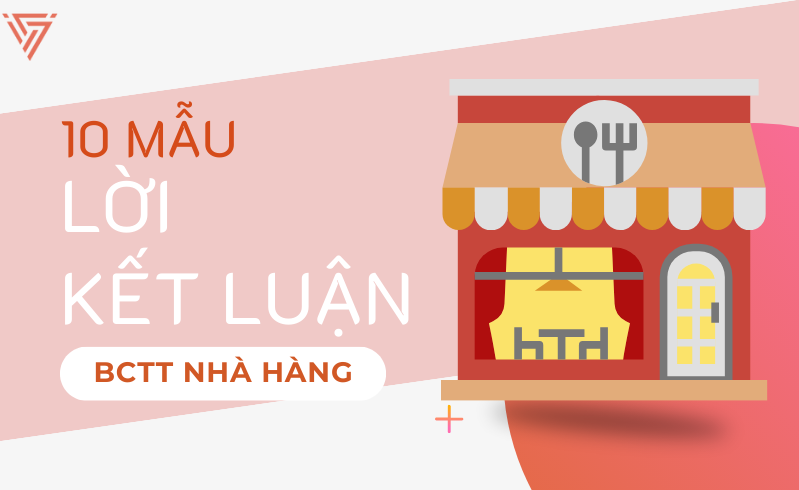 Lời kết luận báo cáo thực tập ngành nhà hàng