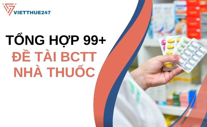 Đề tài báo cáo thực tập nhà thuốc