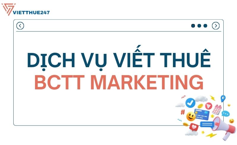 Viết thuê báo cáo thực tập marketing