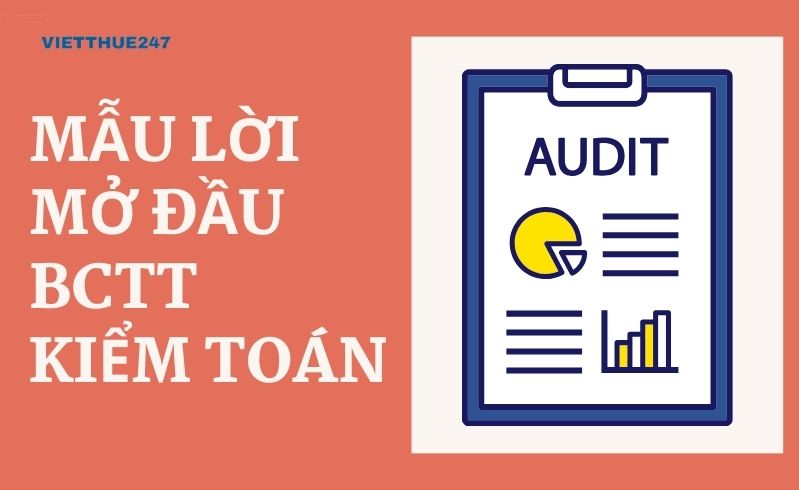 Lời mở đầu báo cáo thực tập kiểm toán