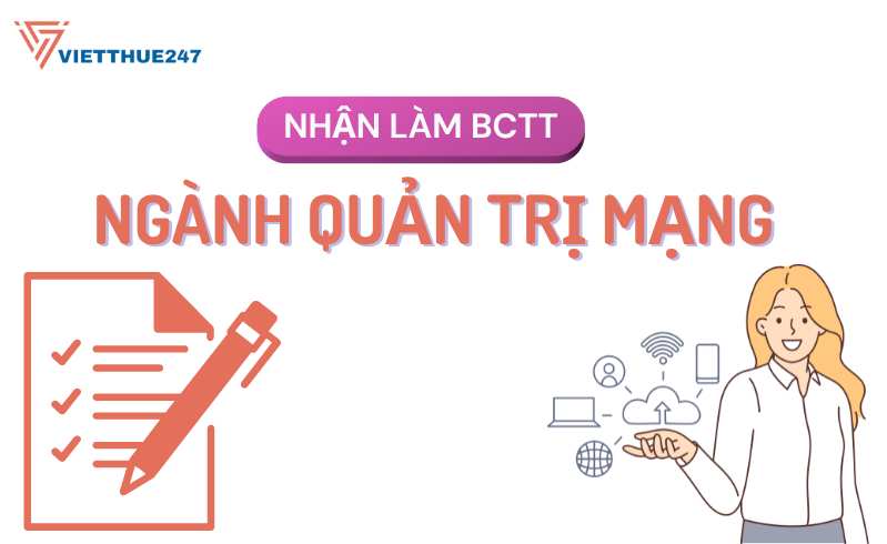 Làm báo cáo thực tập ngành quản trị mạng