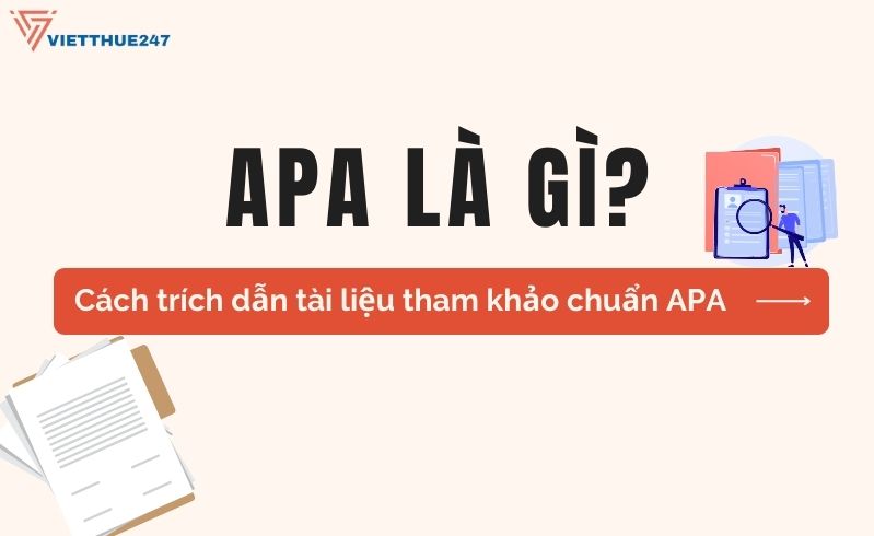 Trích dẫn tài liệu tham khảo chuẩn phong cách APA