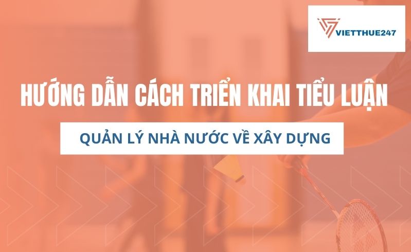 Bài viết tiểu luận quản lý nhà nước