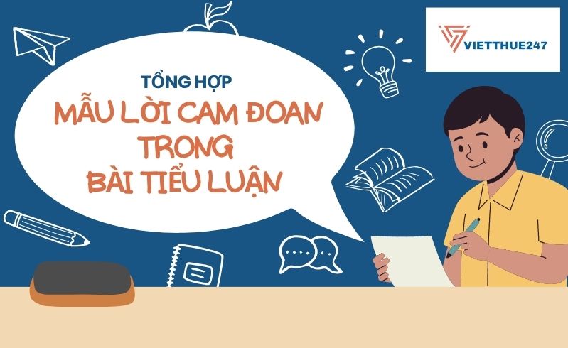 Mẫu lời cam đoan trong bài tiểu luận