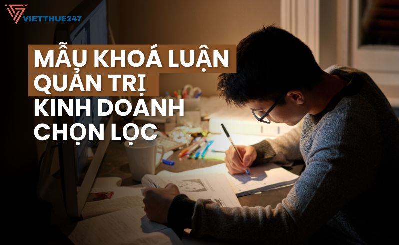 Mẫu khoá luận tốt nghiệp quản trị kinh doanh