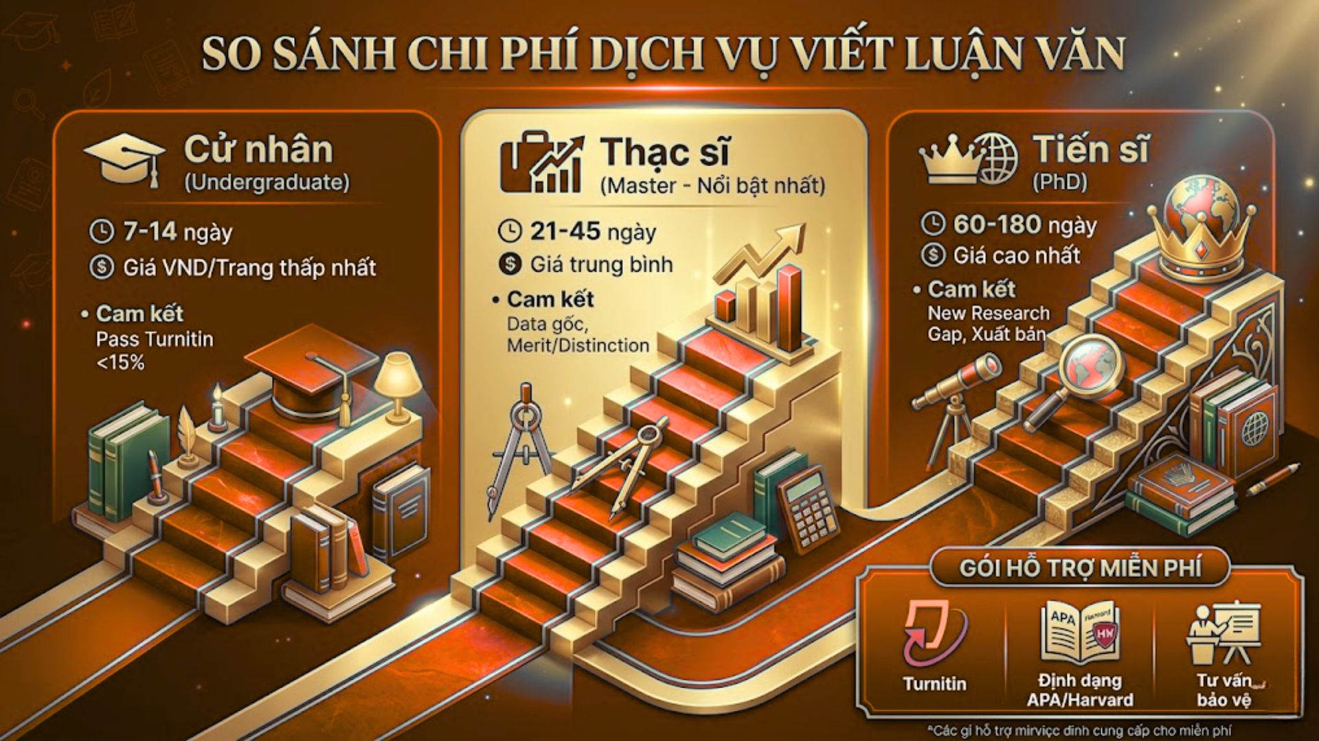 Tiêu chuẩn xác định dịch vụ thuê viết luận văn tiếng Anh chuẩn 