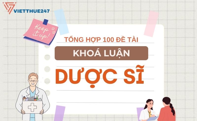 Đề tài khoá luận tốt nghiệp dược sĩ