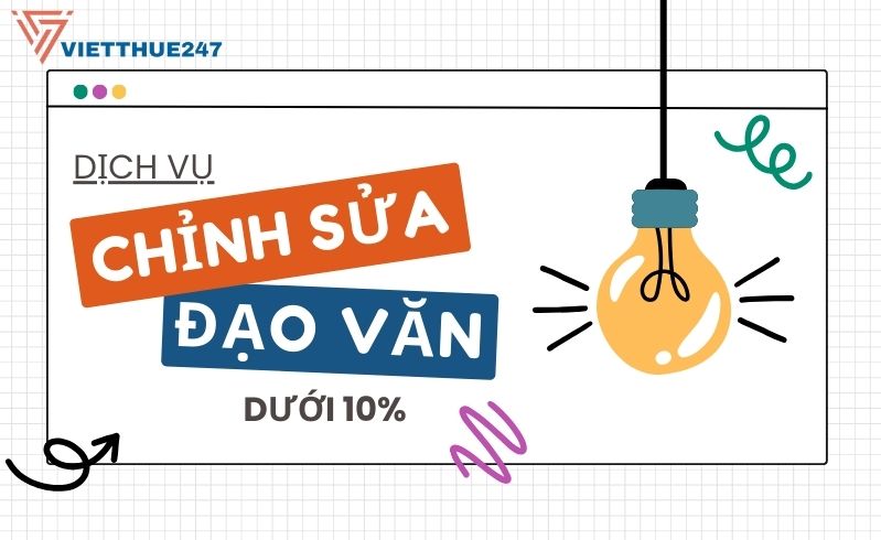 Dịch Vụ Chỉnh Sửa Đạo Văn