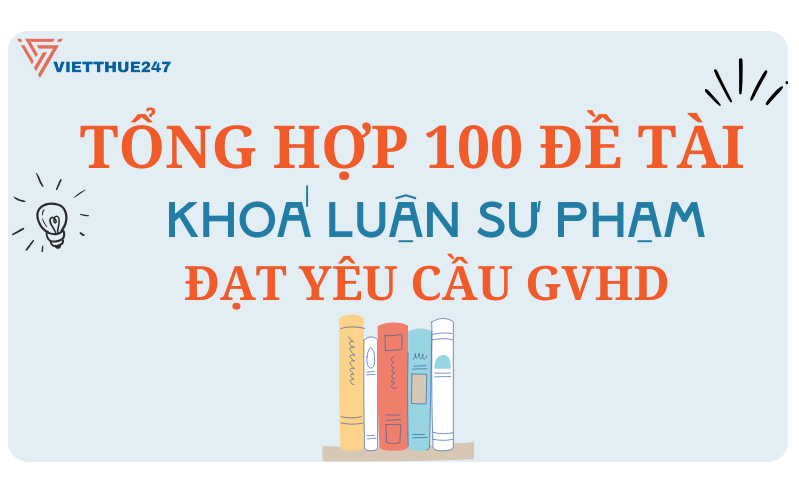 Đề tài khóa luận tốt nghiệp ngành sư phạm