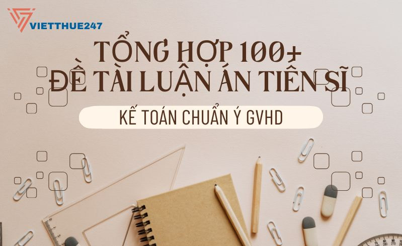 Đề tài luận án tiến sĩ ngành kế toán