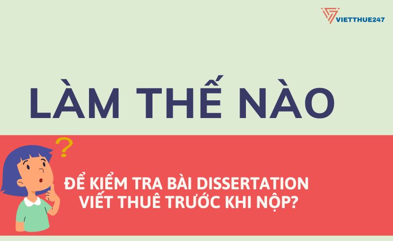 Bài Dissertation Viết Thuê