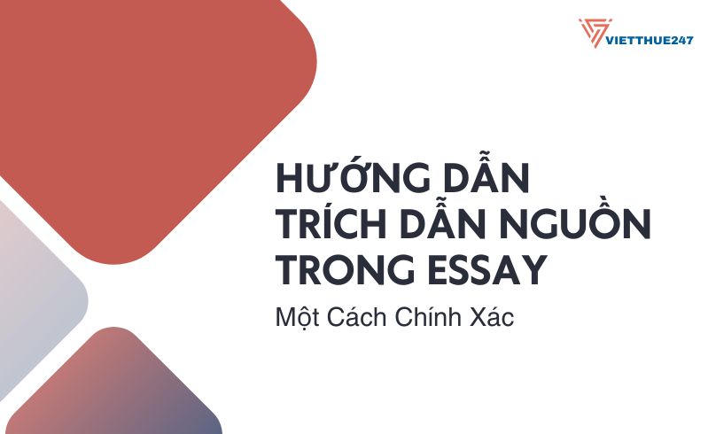 Trích Dẫn Nguồn Trong Essay