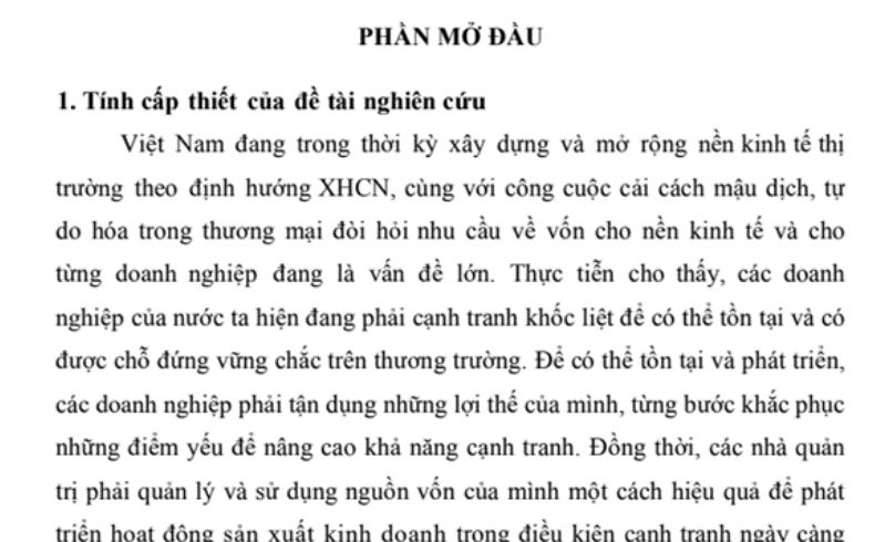 Cách Viết Lời Mở Đầu Cho Luận Văn Thạc Sĩ