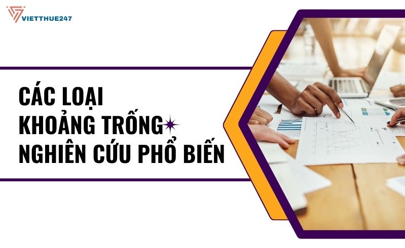 Các loại khoảng trống nghiên cứu phổ biến