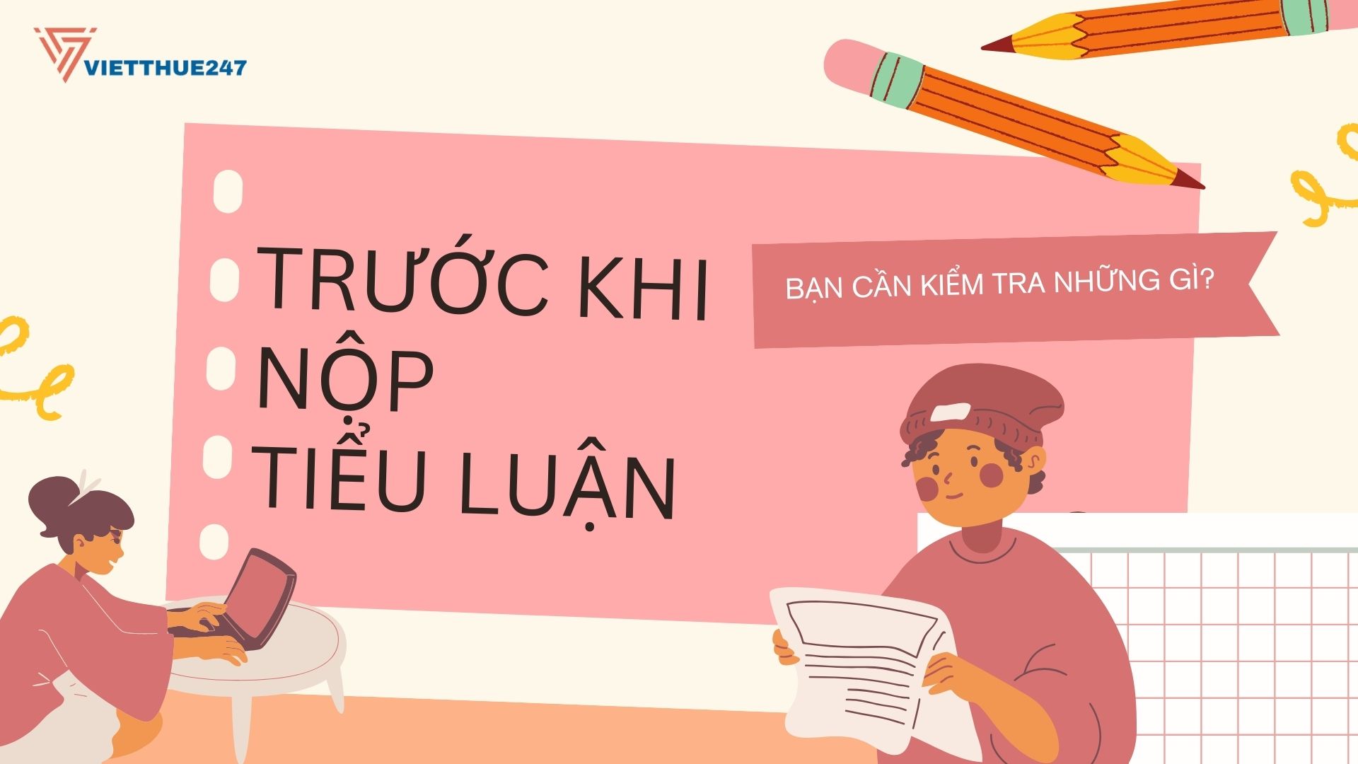 Trước khi nộp tiểu luận