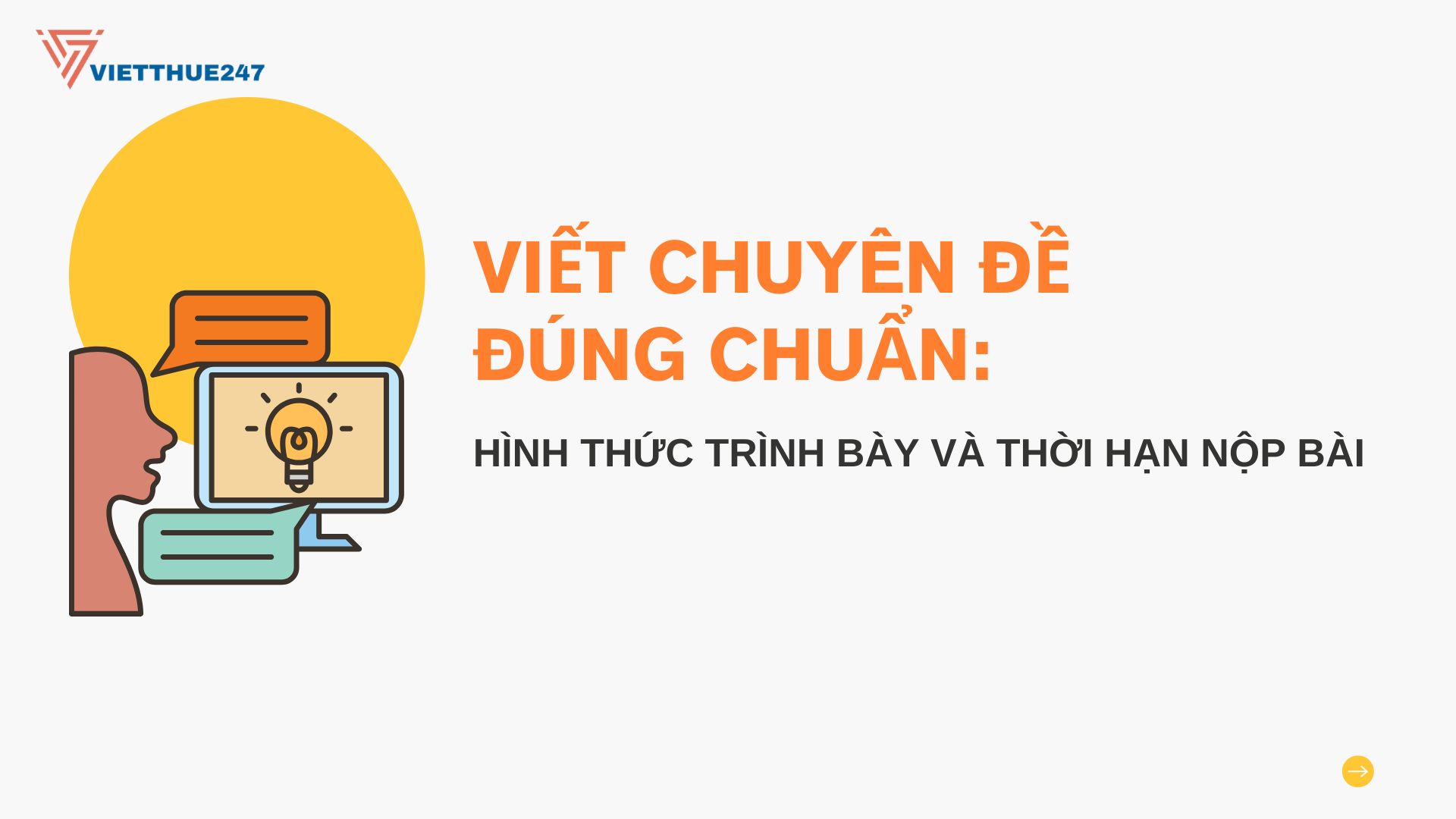 Viết chuyên đề đúng chuẩn