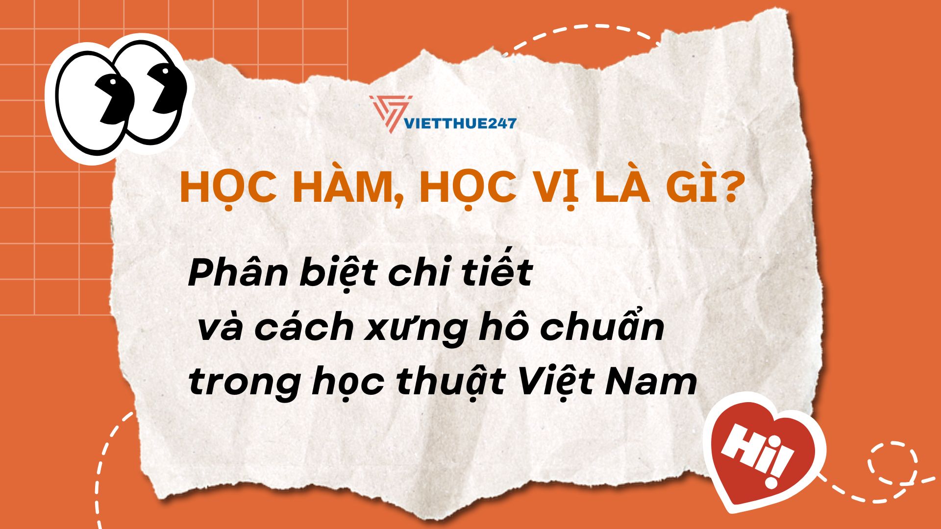 Học hàm, học vị là gì?