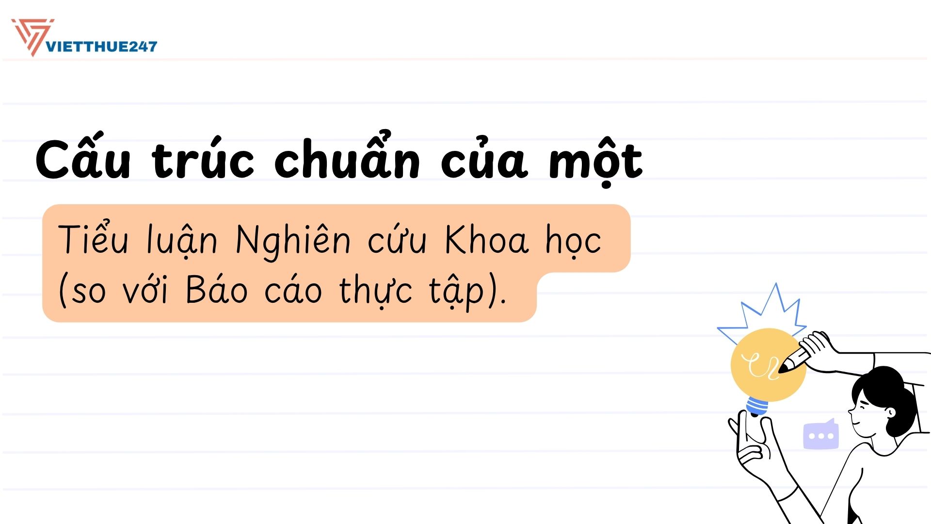 Cấu trúc chuẩn của một Tiểu luận Nghiên cứu Khoa học