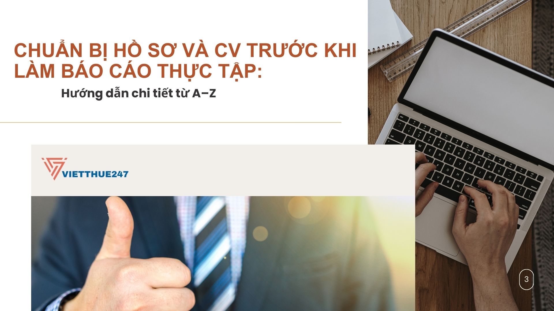 Chuẩn bị hồ sơ và CV trước khi làm báo cáo thực tập