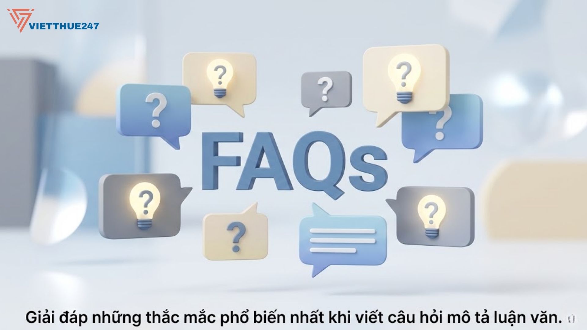 Cách viết câu hỏi mô tả trong luận văn