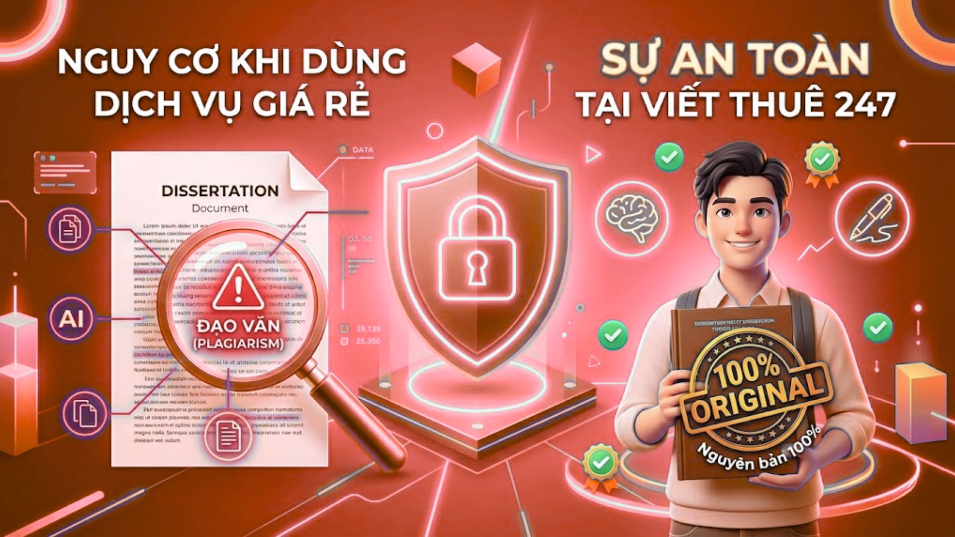 Thuê viết luận văn tiếng Anh có bị phát hiện đạo văn không?