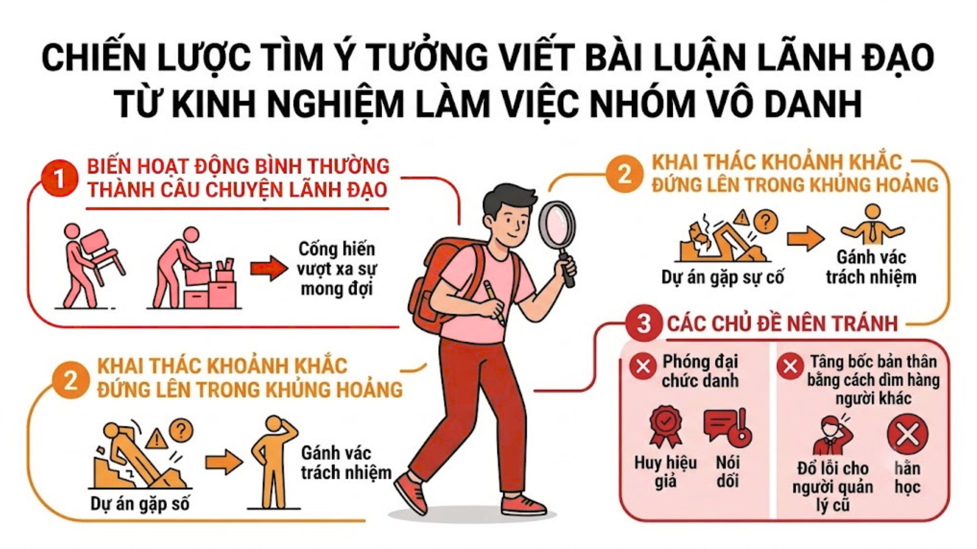 Chiến Lược Tìm Ý Tưởng Viết Bài Luận Lãnh Đạo Từ Kinh Nghiệm Làm Việc Nhóm Vô Danh