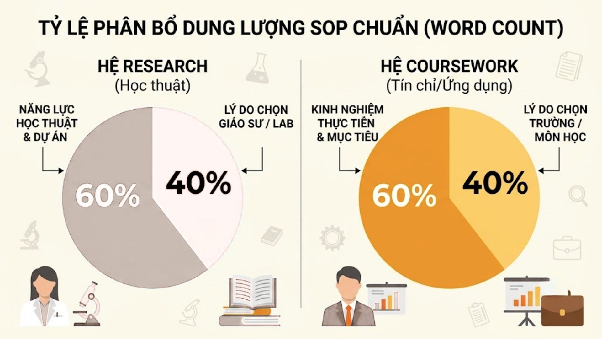 Tỷ lệ phân bổ cấu trúc (Word count) chuẩn để không bị lạc đề