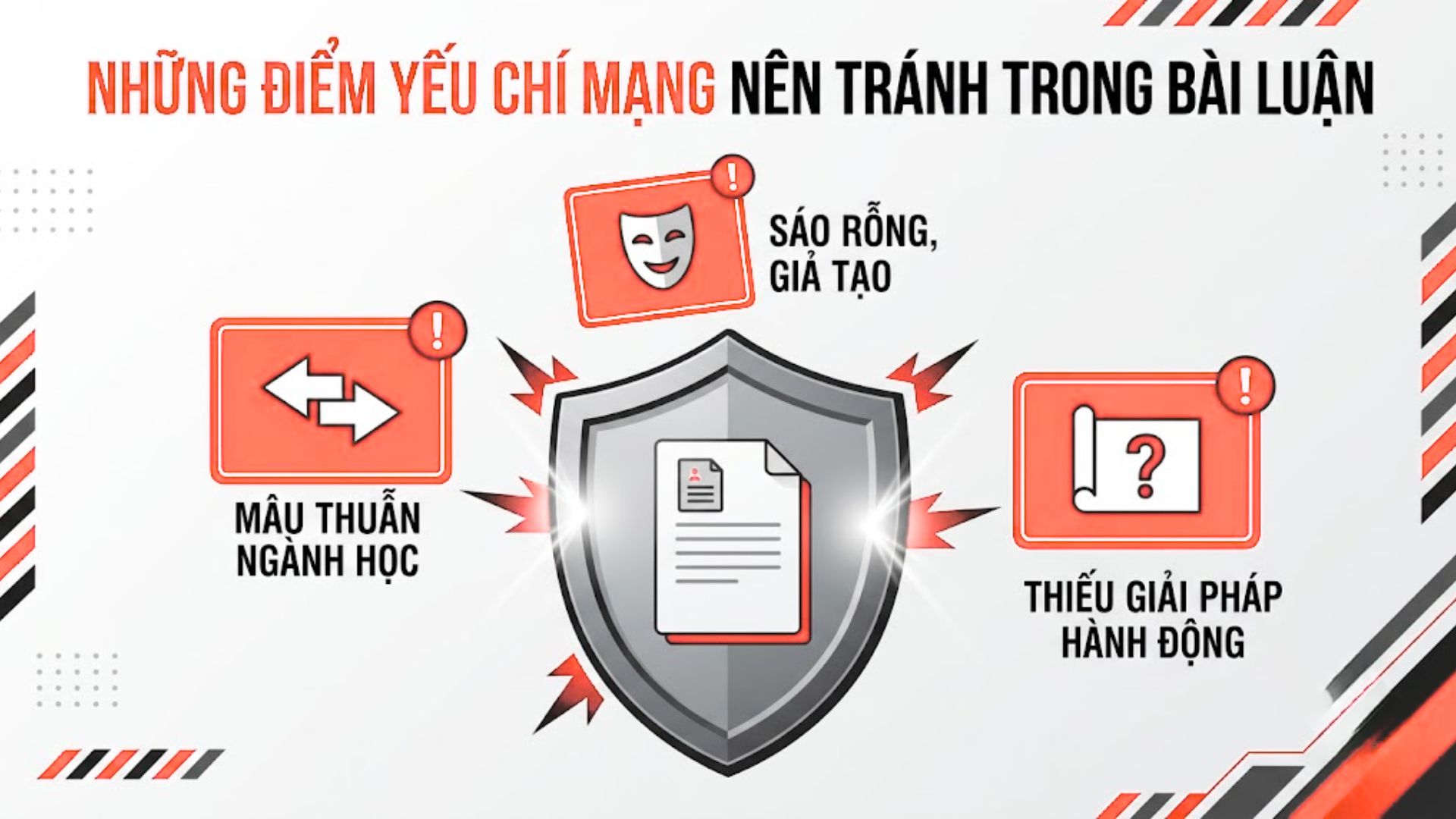 Những điểm yếu nên tránh nhắc đến trong bài luận xin việc hoặc đại học