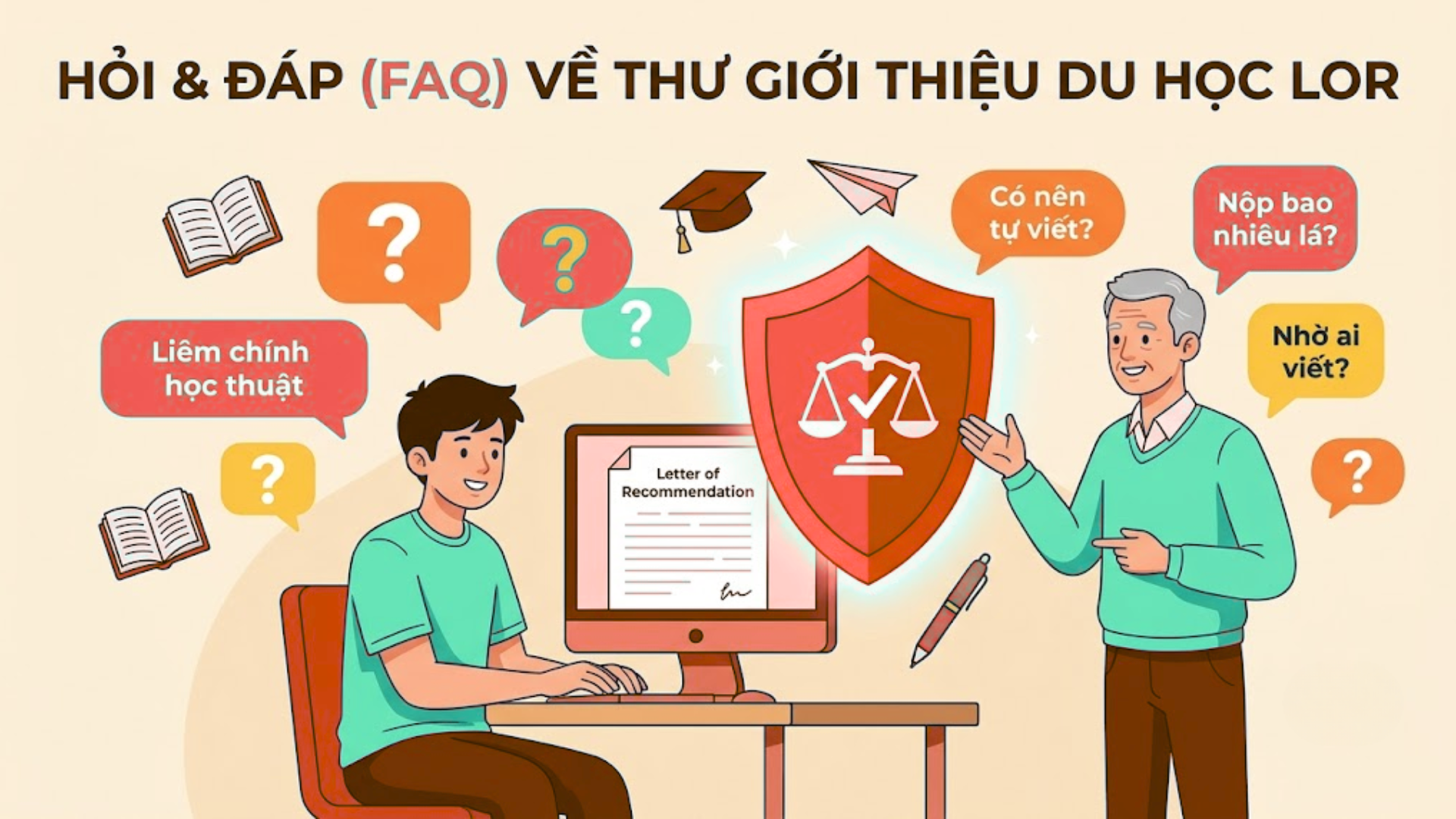 Những câu hỏi thường gặp khi xin thư giới thiệu du học FAQ
