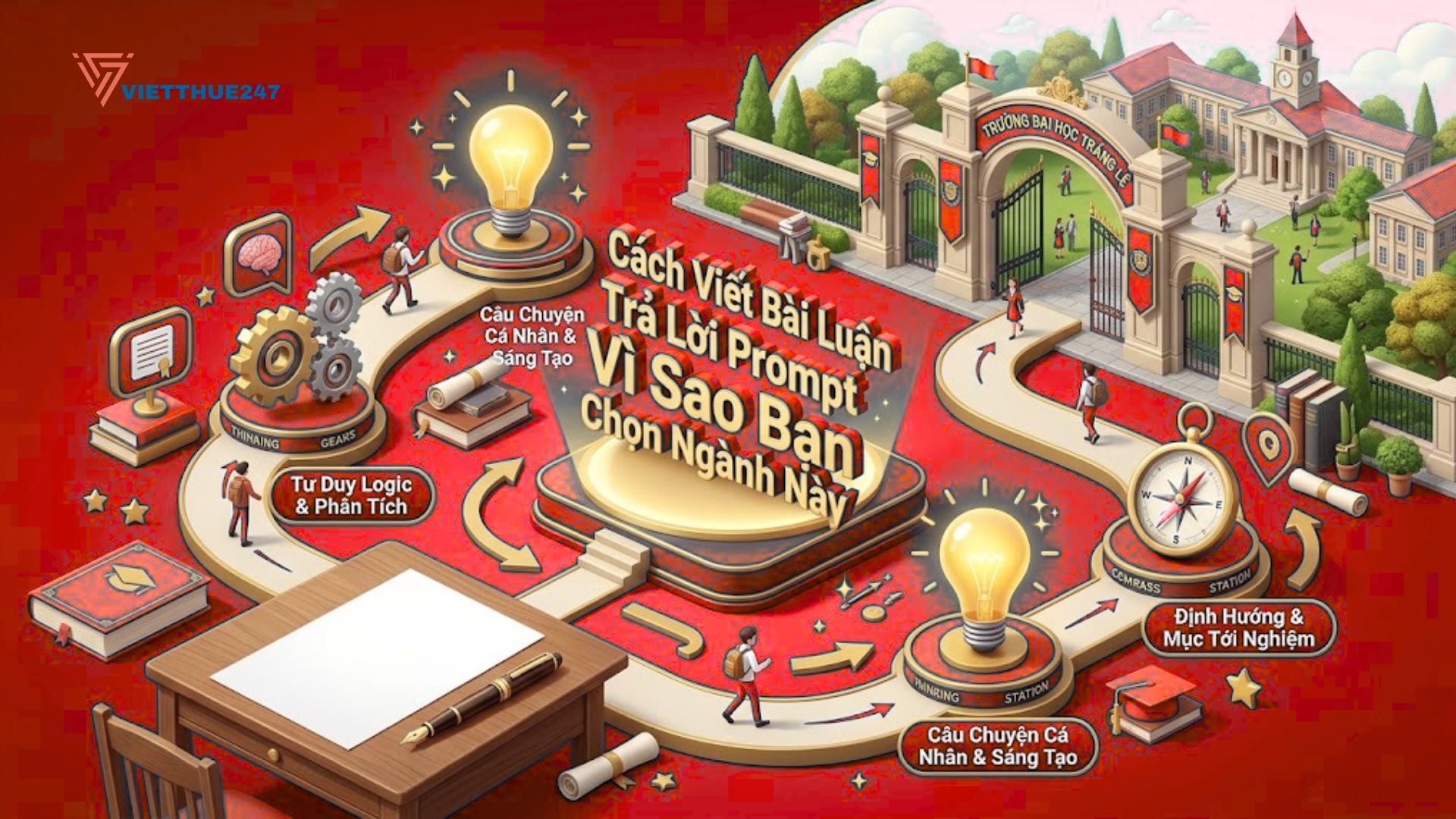 Cách Viết Bài Luận Trả Lời Prompt "Vì Sao Bạn Chọn Ngành Này"