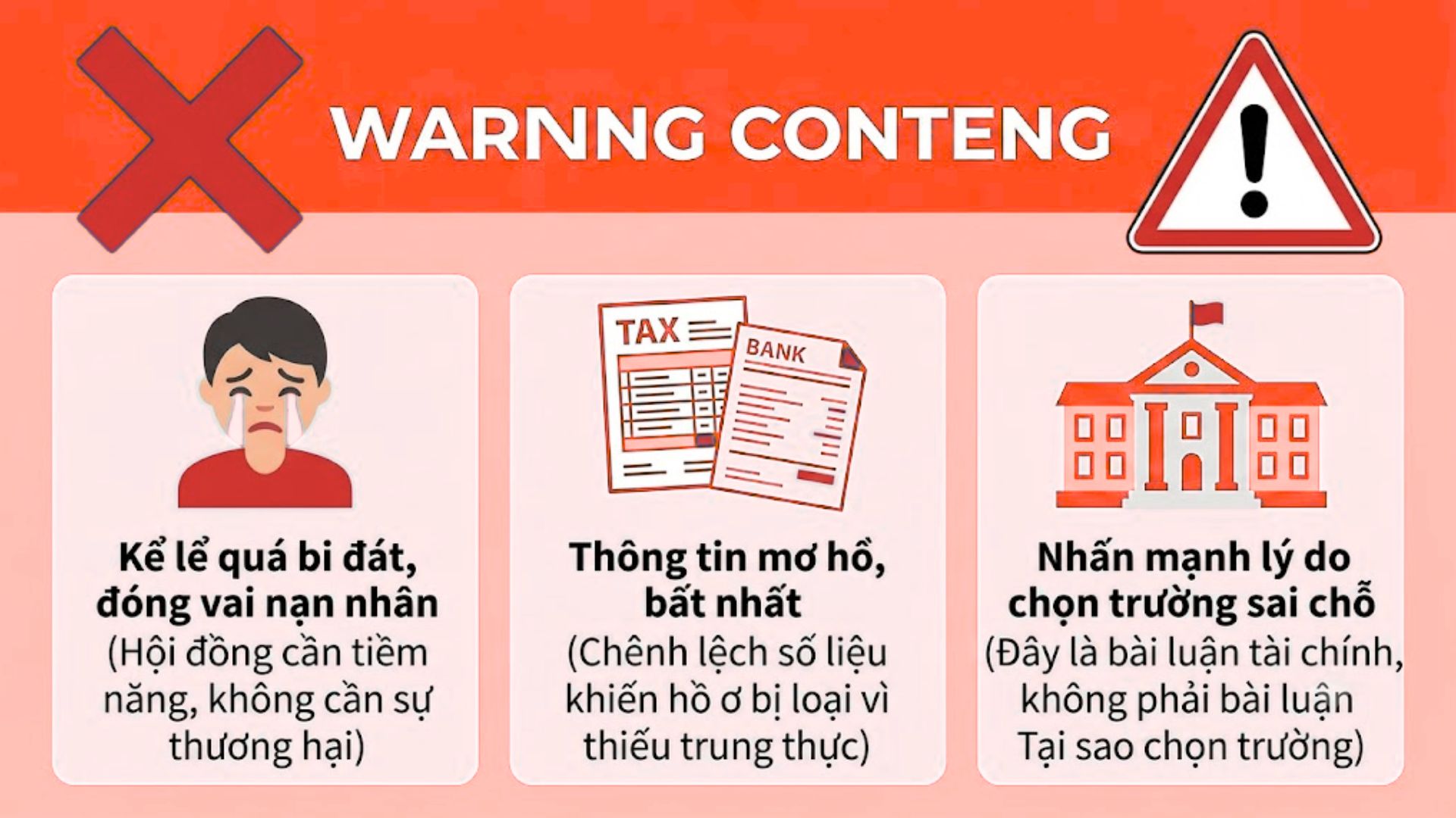 Những Lỗi Sai Cần Tránh Khi Viết Giải Trình Tài Chính Xin Học Bổng